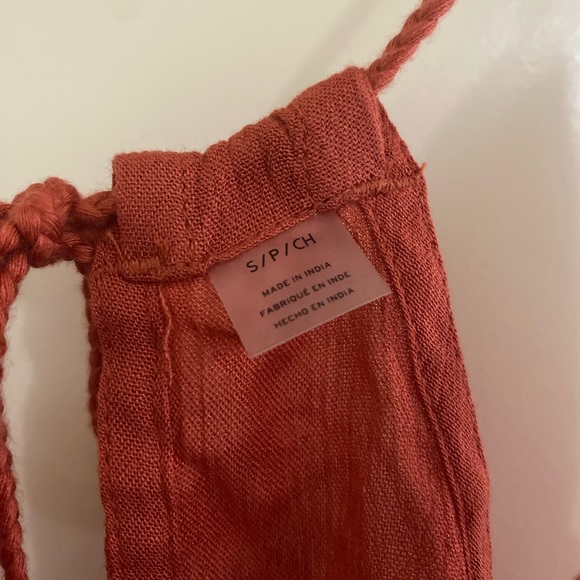 ROXY Small brick orange viscose halter tank - Picture 2 of 5